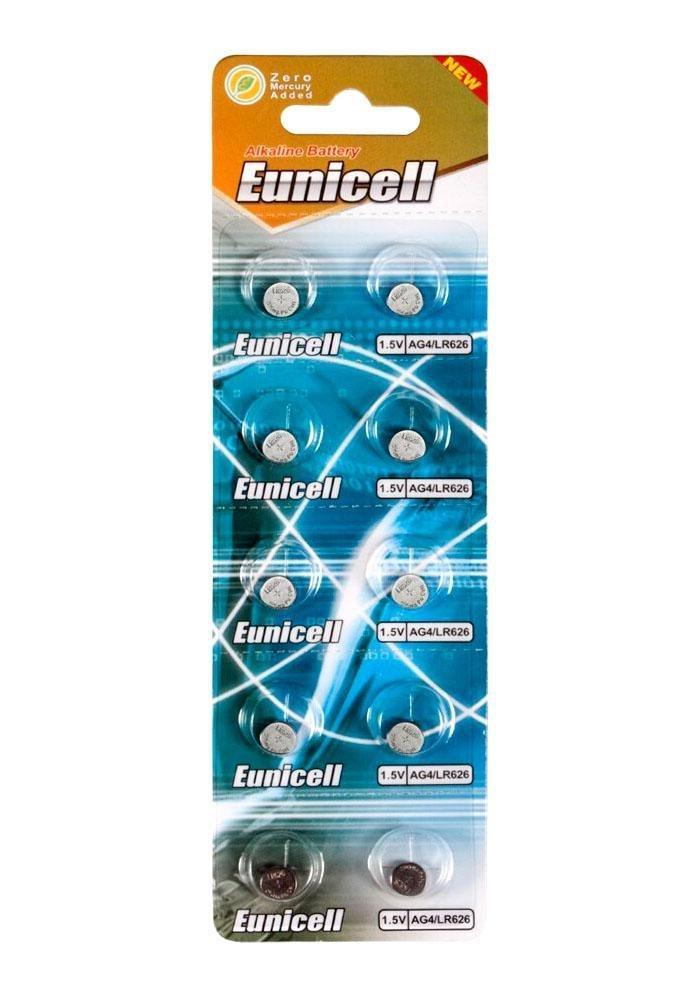 Eunicell LR626 Alkaline Battery - Strip of 2 Batteries