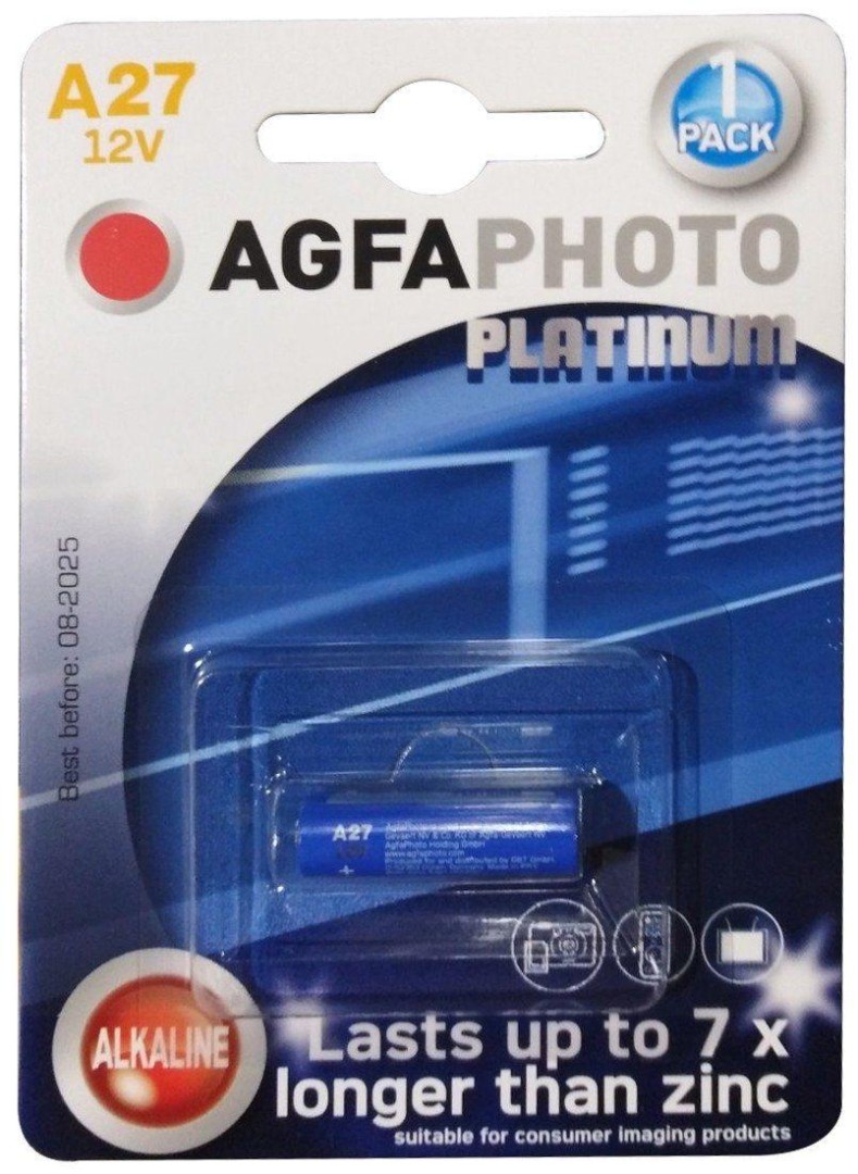 AGFAPHOTO PLATINUM Alkaline Battery A27 LR27A