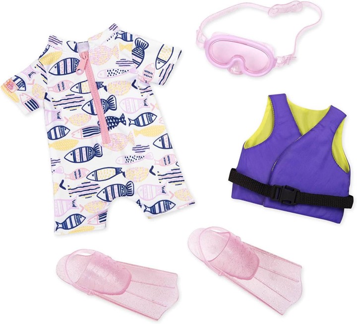Our Generation Deluxe Doll Clothes - Diving Outfit 3years +