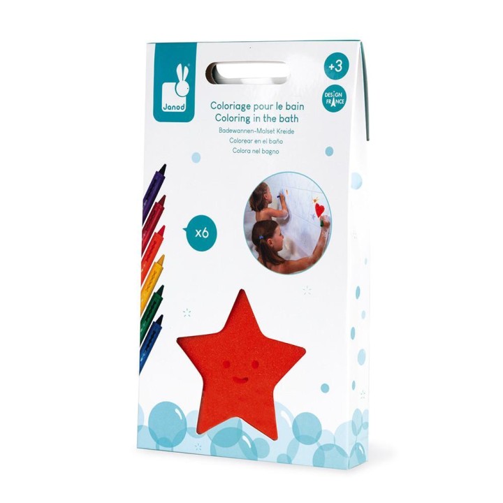 Janod Colouring in The Bath 3years +