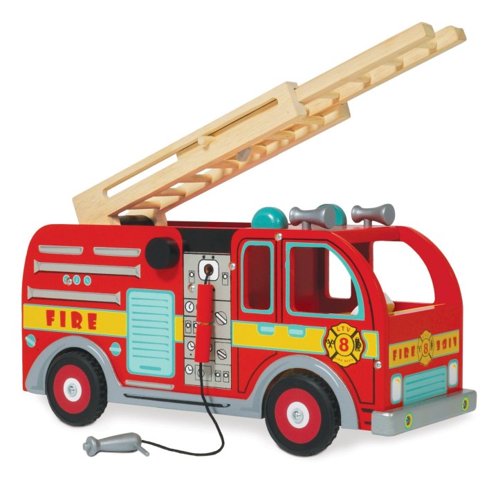 Le Toy Van Wooden Fire Truck 3years +