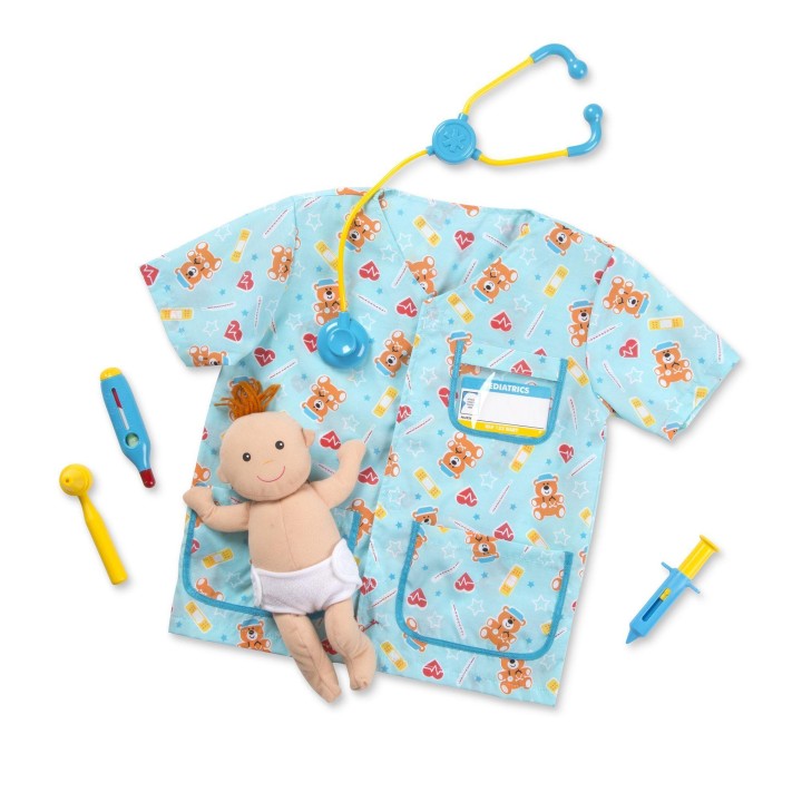 Melissa & Doug 18519 Paediatric Nurse Role Play Costume Set 3 - 6 years