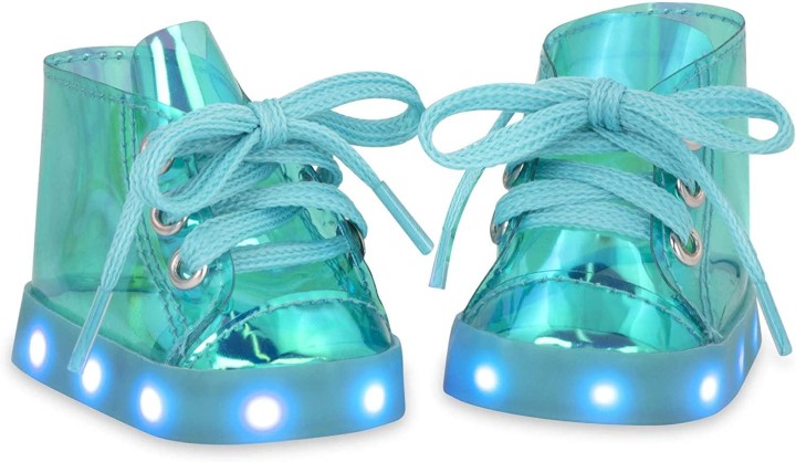 Our Generation Blue Light-Up Dolls Shoes 3years +