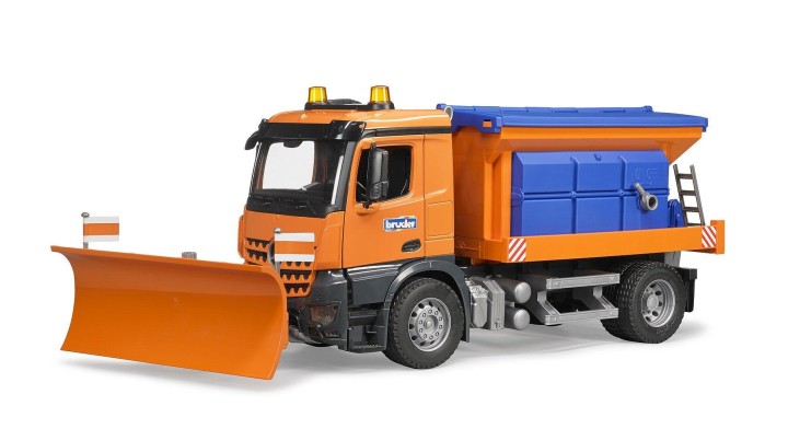 BRUDER 03685 Mercedes-Benz Arocs Winter Plow Truck 3years +