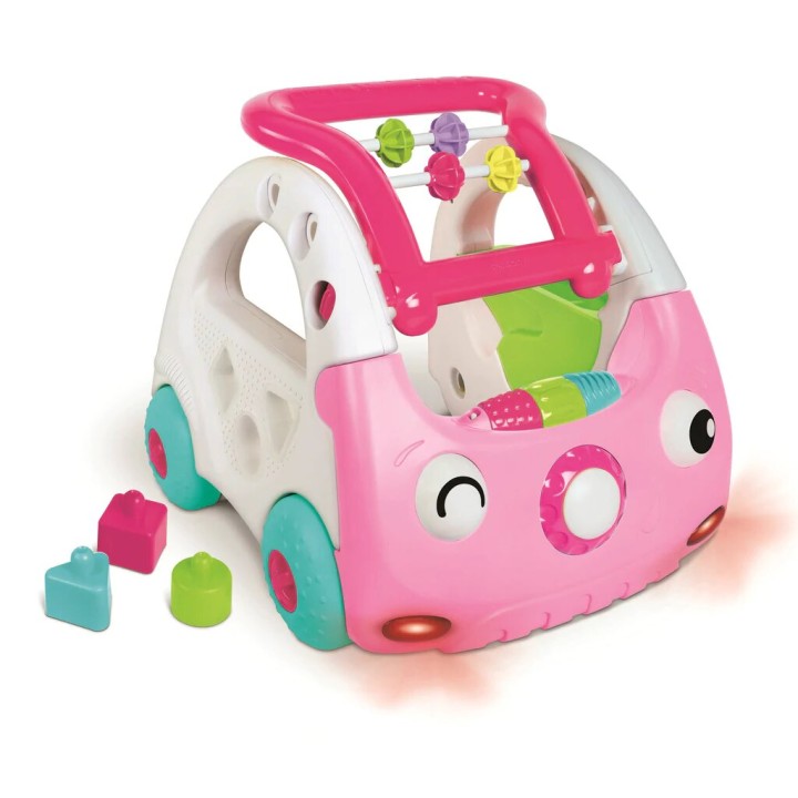 Infantino 3-in-1 Senso Discovery Car, Pink 0 - 18 Months