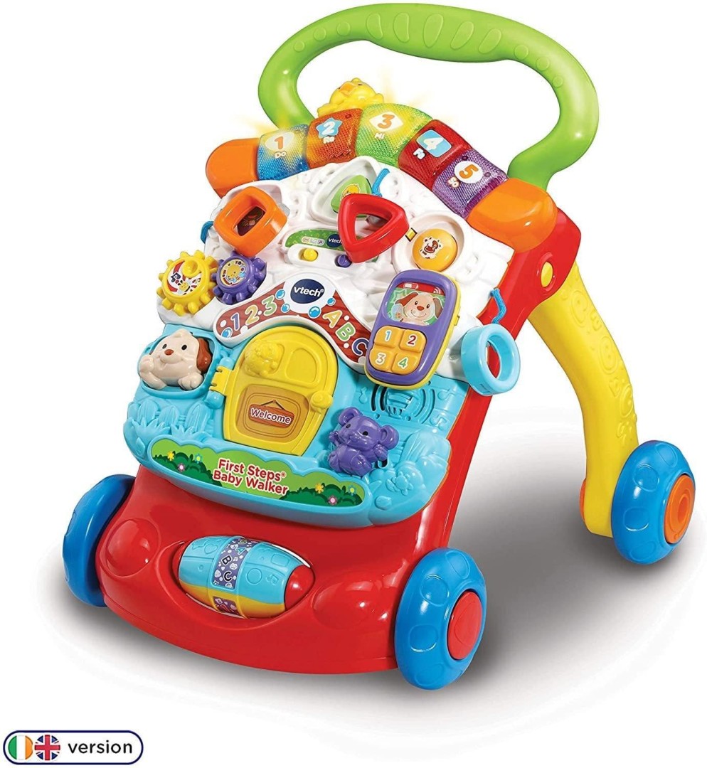 VTech Baby Walker, English, Multi-Coloured 0 - 18 Months