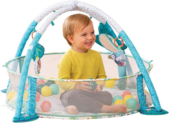 Infantino Jumbo Activity Gym & Ball Pit transformable 3 in 1 Playmat 0 - 18 Months  Baby Playing Mat
