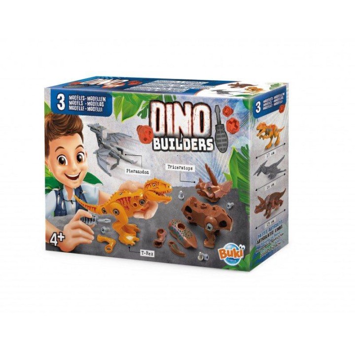 BUKI France 2136 Dino Builders Dinosaur Kit 8years +