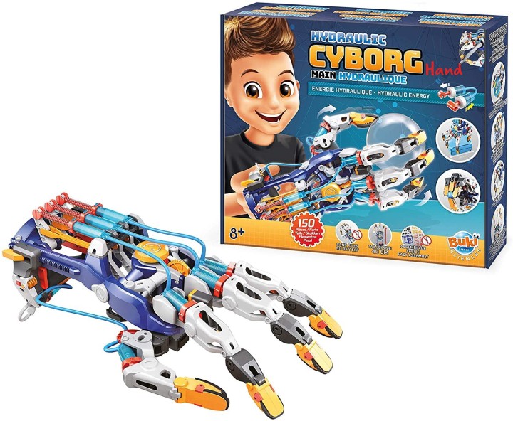 Buki France 7508 Hydraulic Cyborg Hand STEM Educational Toy 8years+ - Creative Learning