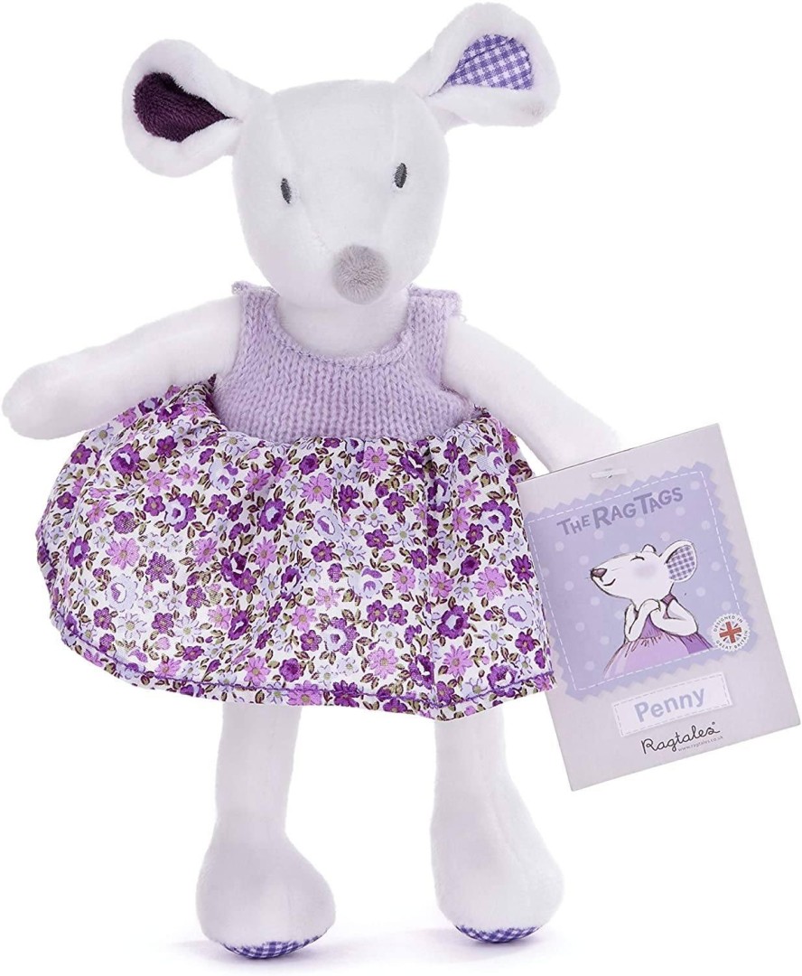Ragtales Ragtag Penny the Mouse Doll 21cm 0 - 18 Months