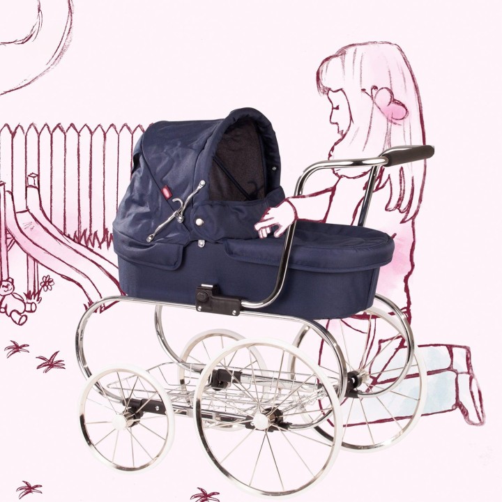 Gotz Doll's Classic Pram Stroller