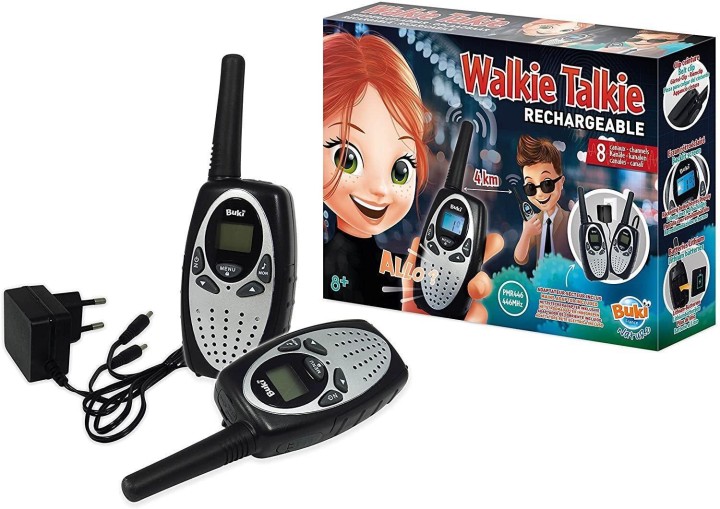 BUKI France TW02 Walkie-Talkies Rechargeable 5years +
