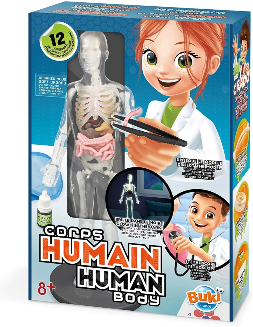 BUKI France 2163 Human Body Science Playset 8years +