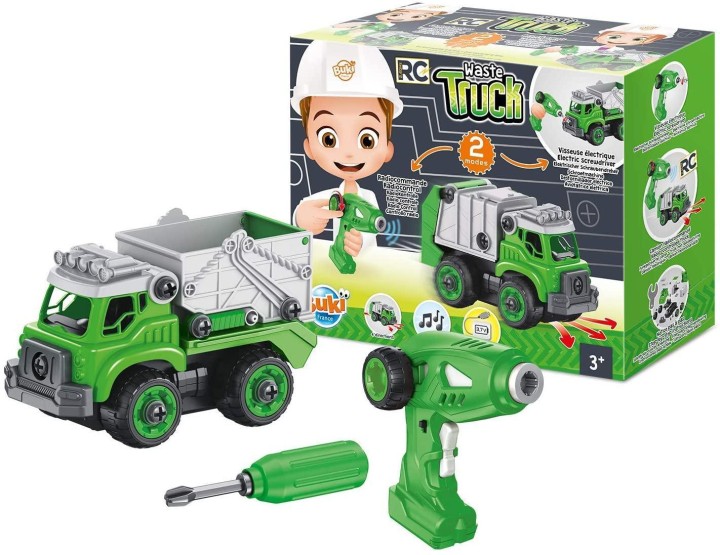 Buki France 9021 Remote-Controlled Garbage Truck To Build 5 Years +