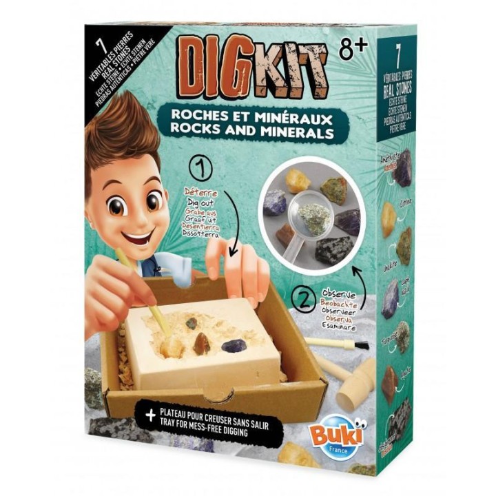 BUKI France 440 - Rocks and Minerals Dig Kit 8years +