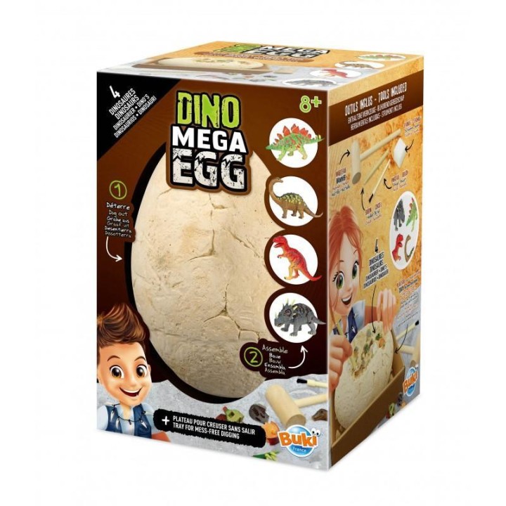 BUKI France 2137 - Dino Mega Egg 5years +