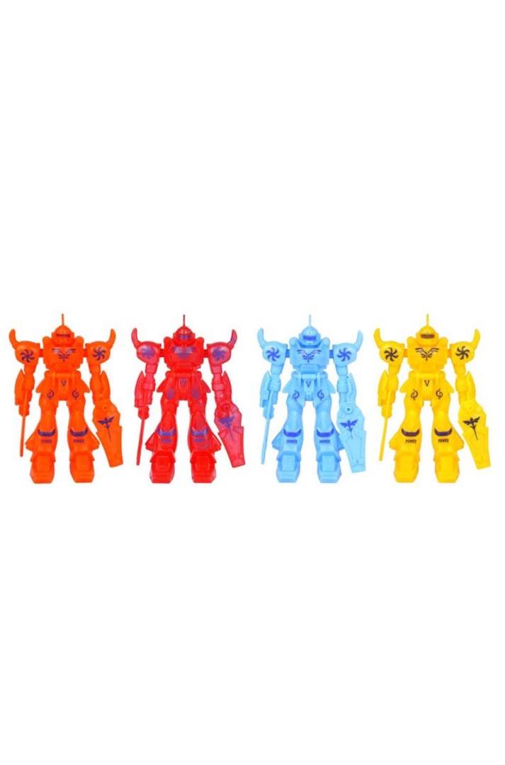 Fun Toys Robot Transformers 8cm Figure - Assorted Colours 3years +