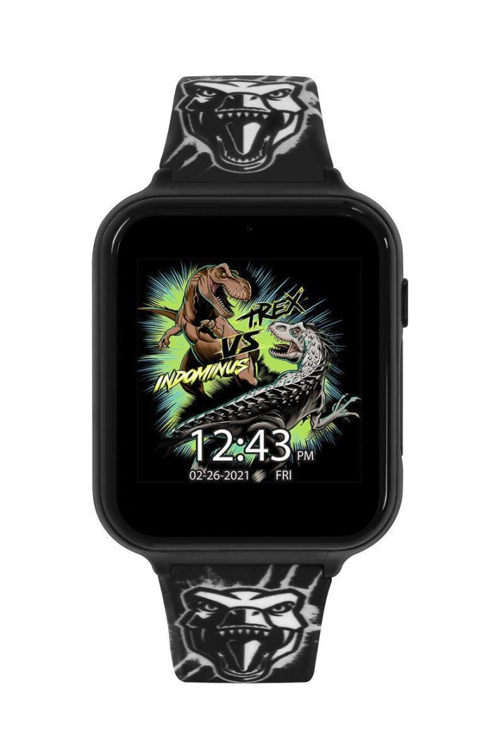 Jurassic Park Black Interactive Silicon Strap Watch 3years +
