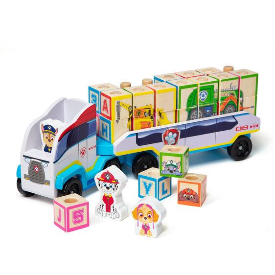 Melissa & Doug PAW Patrol Wooden ABC Block Truck 3years +