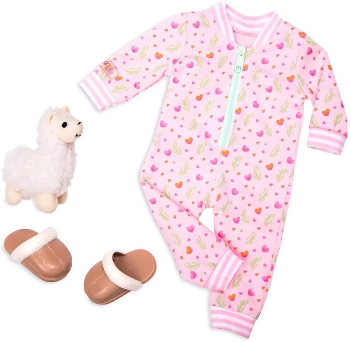 Our Generation Llama Llullabies Pyjamas Outfit for 18-inch Dolls 3years +