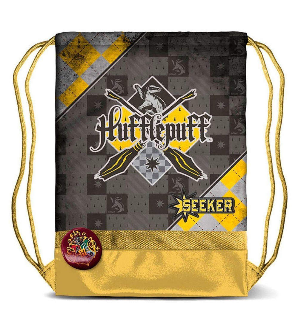Harry Potter Quidditch Hufflepuff Gym Bag 48cm 11years +