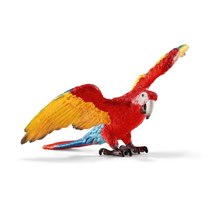 SCHLEICH 14737 Macaw Parrot Figure 11years +