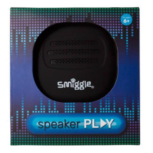 SMIGGLE Play Bluetooth Speaker - Black 11years +