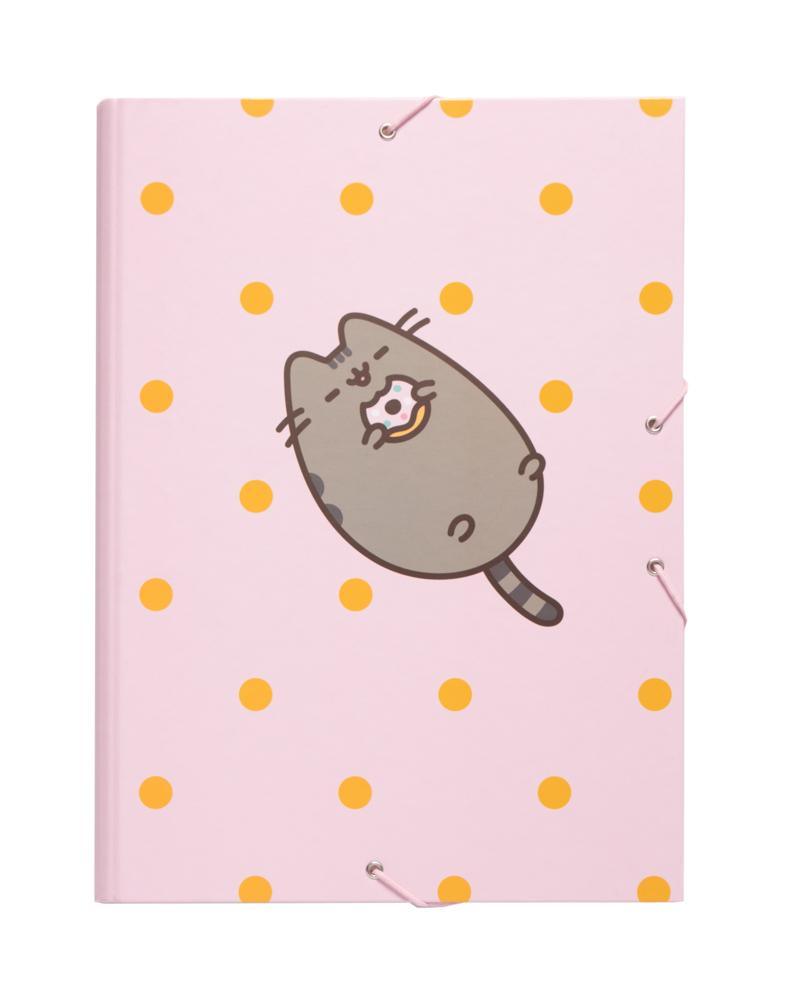 Pusheen Elasticated Filing Folder, Rose Collection 11years +