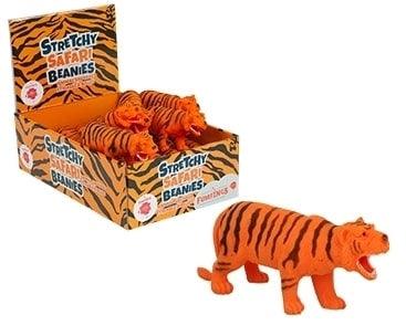 Keycraft Fumfings 15cm Stretchy Beanie Tiger 11years +