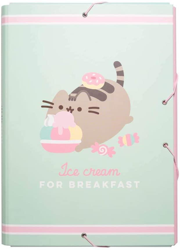 Pusheen A4 Elasticated Folder Pusheen Foodie Collection 11years+ - Creative Stationery