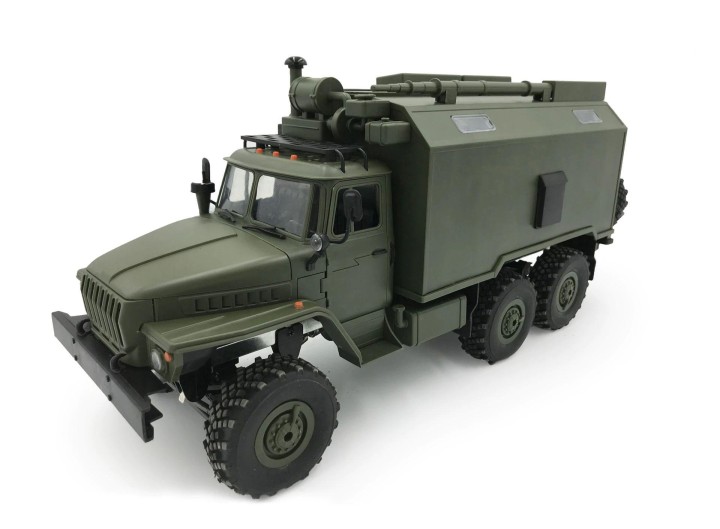 Six-Wheel Drive Remote Control RC Military Truck Crawler 5years +