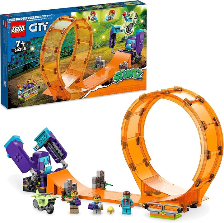 LEGO CITY 60338 Stuntz Smashing Chimpanzee Stunt Loop Set 8years +