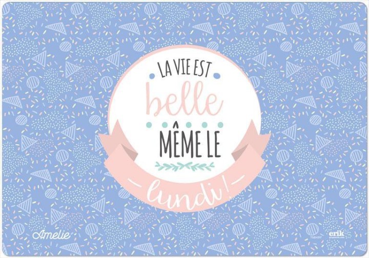 Erik Grupo Amelie French Desk Mat 34 x 49 cm 11years +