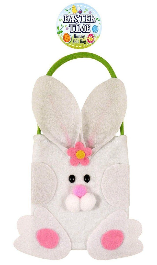 Easter Time Bunny Felt Bag 3years +