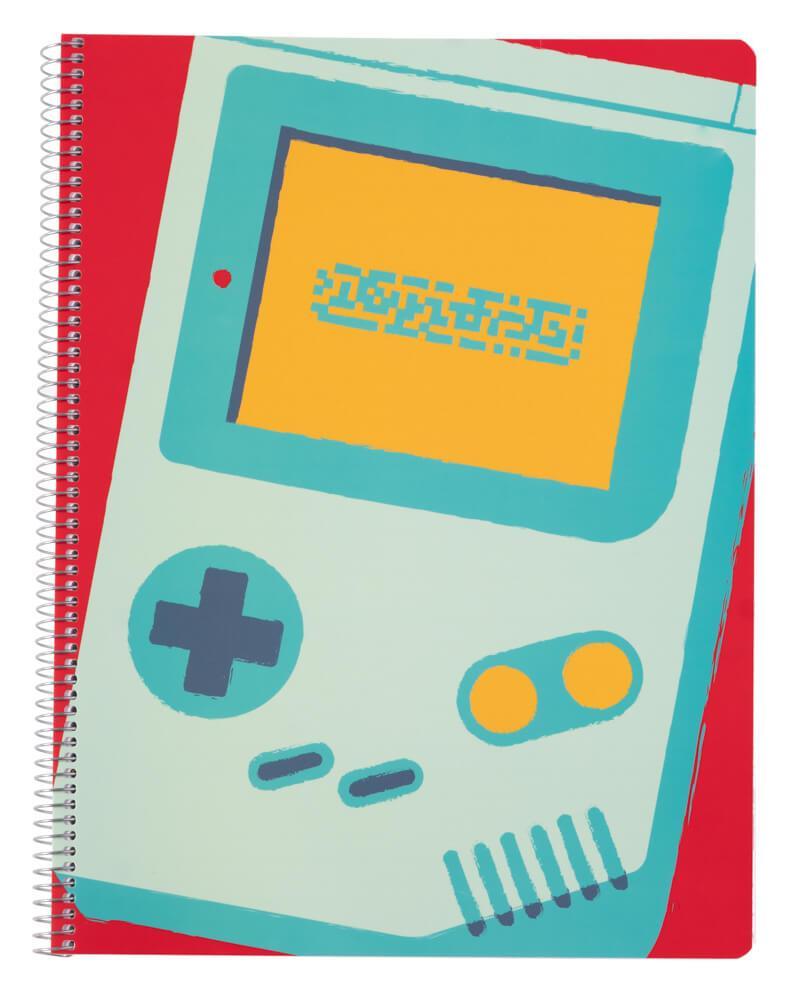 Erik Grupo Spiral Notebook A4, Gamer New Collection 11years +