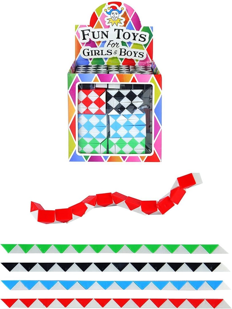 Fun Toys Puzzle Snake 22cm - Assorted 3years +