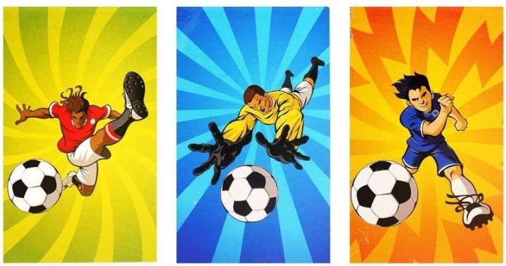 Fun Stationery Notebook Football - Assorted 3years +