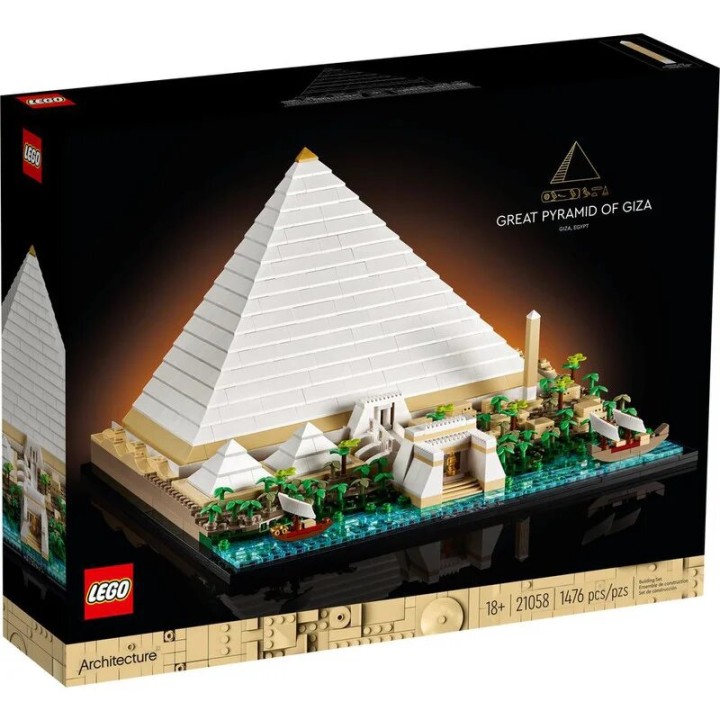 LEGO ARCHITECTURE 21058 Great Pyramid of Giza Set for Adults 16 Years+