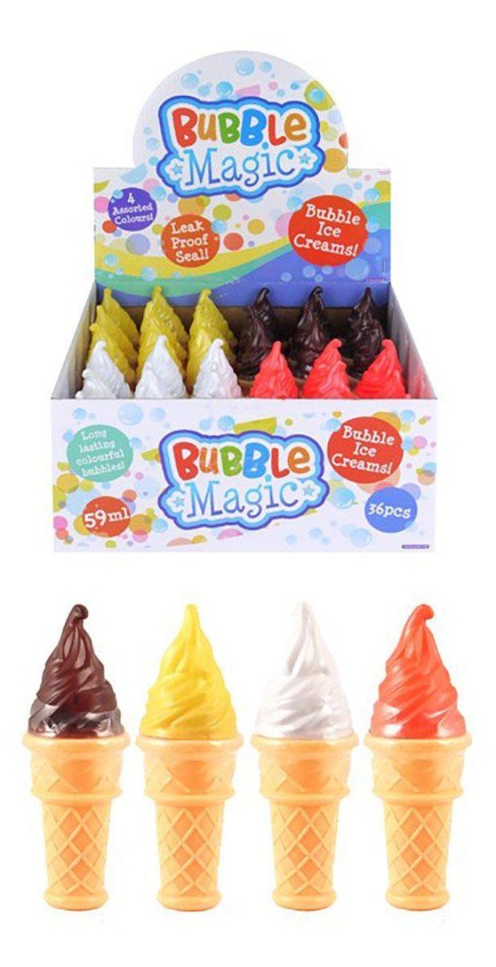 Ice Cream Bubble Tubes - Assorted 3years +