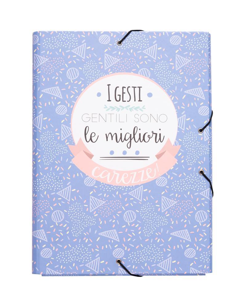 Erik Grupo Folder Elasticated, A4 Amelie Italian 3 Flap Folder 11years +