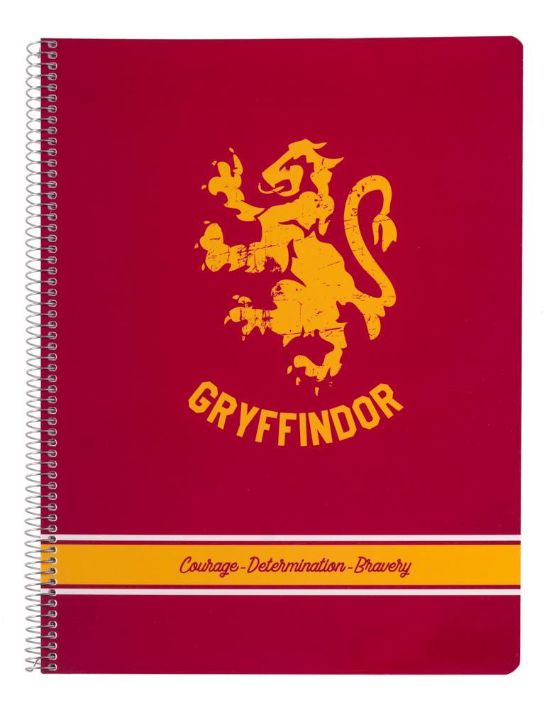 Harry Potter Gryffindor Spiral Bound Ruled Notebook A4 11years +