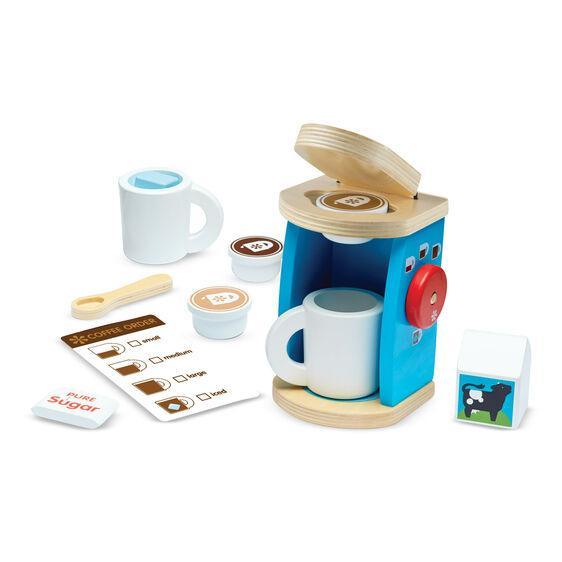Melissa & Doug 9842 Wooden Brew & Serve Coffee Set 3years +