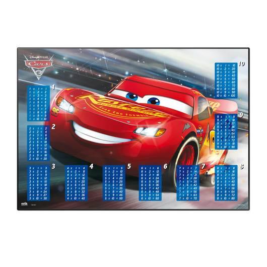 Cars 3 Educational Desktop Mat with Multiplication Tables 3years +