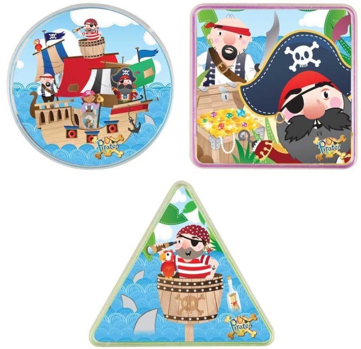 Fun Toys Puzzle Maze Pirate Game - Assorted 3years +