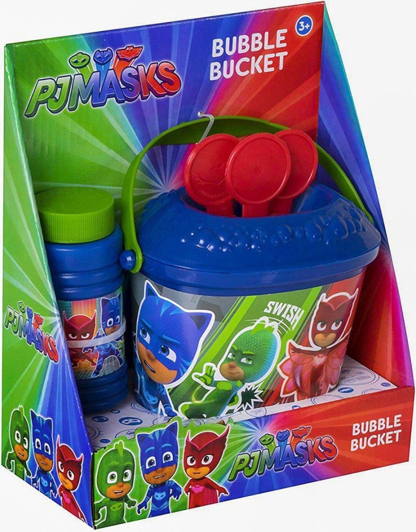 PJ MASKS 1384101 Bubble Bucket Toy 3years +