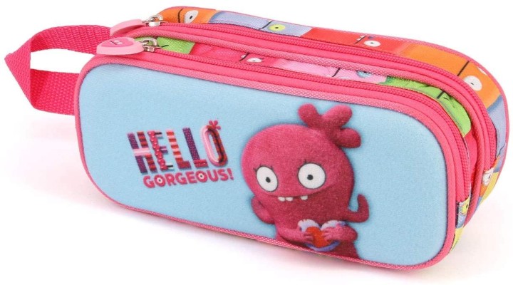 Ugly Dolls Heart 3D Hello Gorgeous Double Pencil Case 11years +