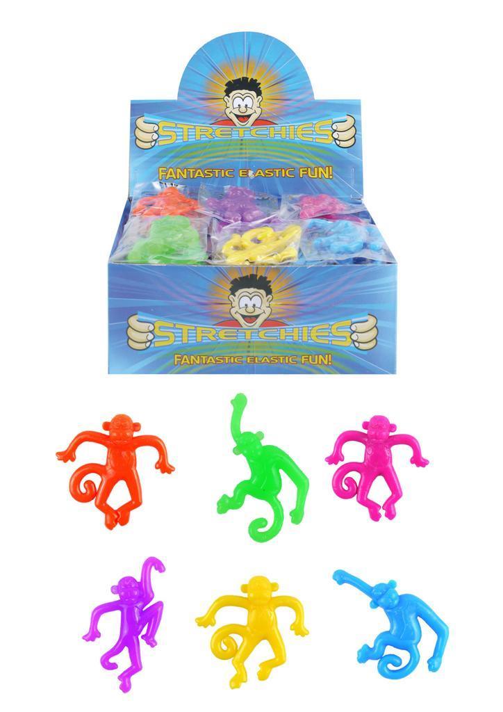 Stretchy Stretch Monkeys 6.5cm - Assortment 3years +