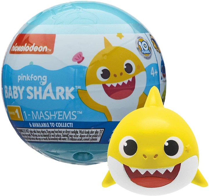 Mashems Baby Shark Sphere Capsule - Assorted 3years +