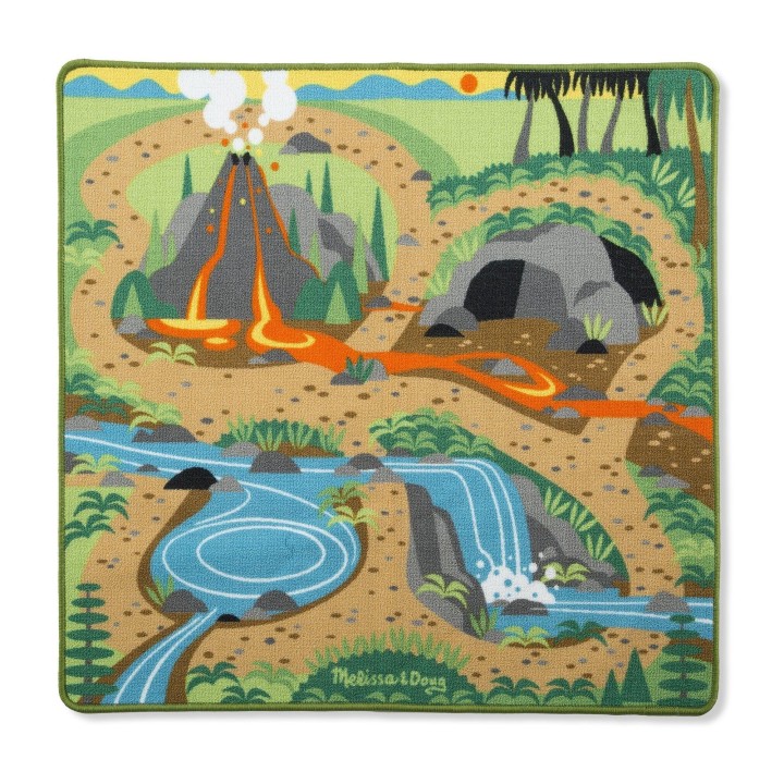Melissa & Doug 19427 Prehistoric Playground Dinosaur Rug 3years +