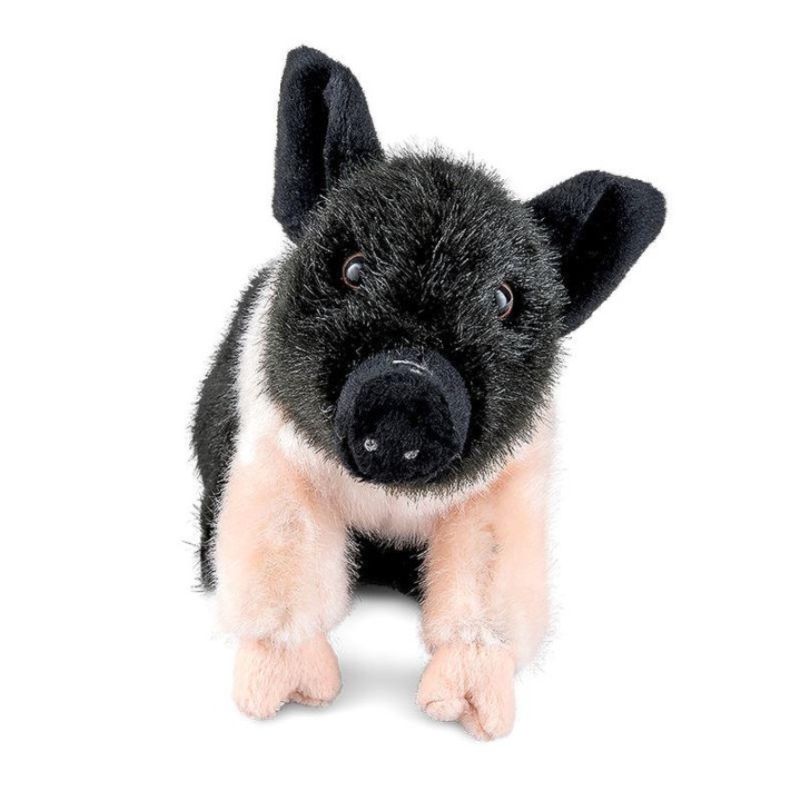 Living Nature 17cm Piglet Black & Pink Plush 0 - 18 Months